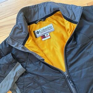 Columbia Titanium Tech Softshell Jacket Mens Sz S Black Insulated Interchange